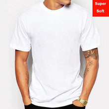 Load image into Gallery viewer, Man Summer Super soft white T shirts Men Short Sleeve cotton Modal Flexible T-shirt white color Size Basic casual Tee Shirt Tops