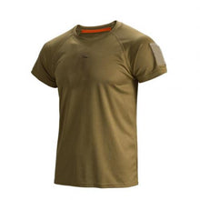 Load image into Gallery viewer, Men Tactical Breathable Tshirt Military Polyester Quick Drying T-Shirts Army Short Sleeve Wear Resistant Tee Soldier Breathable