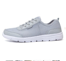 Load image into Gallery viewer, Men Leather Sneakers Male Comfortable Sport Running Sneaker White Casual Shoes Man Shoes  Fashion Breathable Shoes