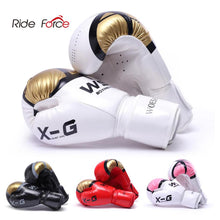 Load image into Gallery viewer, Kick Boxing Gloves for Men Women PU Karate Muay Thai Guantes De Boxeo Free Fight MMA Sanda Training Adults Kids Equipment