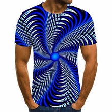 Load image into Gallery viewer, 2020 new three-dimensional graphic T-shirt men&#39;s casual tops fun 3D men&#39;s T-shirt summer O-neck shirt plus size streetwear