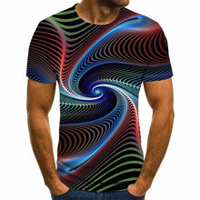 Load image into Gallery viewer, 2020 new three-dimensional graphic T-shirt men&#39;s casual tops fun 3D men&#39;s T-shirt summer O-neck shirt plus size streetwear