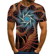 Load image into Gallery viewer, 2020 new three-dimensional graphic T-shirt men&#39;s casual tops fun 3D men&#39;s T-shirt summer O-neck shirt plus size streetwear