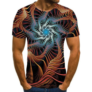 2020 new three-dimensional graphic T-shirt men's casual tops fun 3D men's T-shirt summer O-neck shirt plus size streetwear