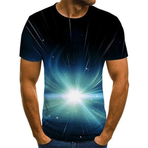 2020 new three-dimensional graphic T-shirt men's casual tops fun 3D men's T-shirt summer O-neck shirt plus size streetwear