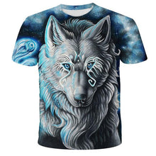Load image into Gallery viewer, Lovers Wolf Printed T shirts Men 3d T-shirts Drop Ship Top Tee Short Sleeve Camiseta Round Neck Tshirt Fashion Casual Brand