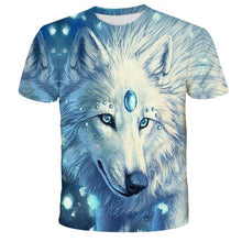 Load image into Gallery viewer, Lovers Wolf Printed T shirts Men 3d T-shirts Drop Ship Top Tee Short Sleeve Camiseta Round Neck Tshirt Fashion Casual Brand