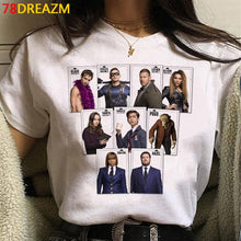 Load image into Gallery viewer, New The Umbrella Academy T Shirt Men Kawaii Summer Tops Cartoon T-shirt Cha-Cha Diego Graphic Tees Funny Harajuku Tshirt Male