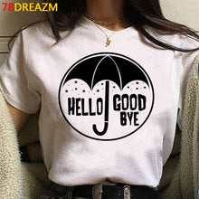 Load image into Gallery viewer, New The Umbrella Academy T Shirt Men Kawaii Summer Tops Cartoon T-shirt Cha-Cha Diego Graphic Tees Funny Harajuku Tshirt Male