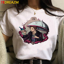 Load image into Gallery viewer, New The Umbrella Academy T Shirt Men Kawaii Summer Tops Cartoon T-shirt Cha-Cha Diego Graphic Tees Funny Harajuku Tshirt Male