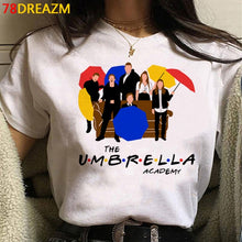 Load image into Gallery viewer, New The Umbrella Academy T Shirt Men Kawaii Summer Tops Cartoon T-shirt Cha-Cha Diego Graphic Tees Funny Harajuku Tshirt Male