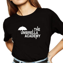 Load image into Gallery viewer, New The Umbrella Academy T Shirt Men Kawaii Summer Tops Cartoon T-shirt Cha-Cha Diego Graphic Tees Funny Harajuku Tshirt Male