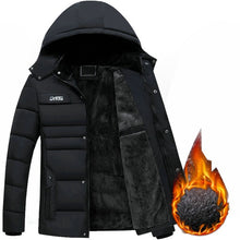 Load image into Gallery viewer, New Winter Jacket Men -20 Degree Thicken Warm Men Parkas Hooded Coat Fleece Man's Jackets Outwear Jaqueta Masculina