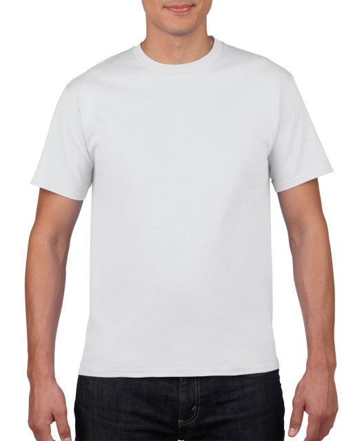 NO LOGO Price Cotton Short Sleeve Solid Color O-neck T-shirt Tops Tee Customized Print Your Own Design Printed Unisex Tshirt