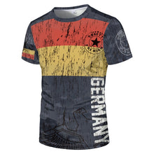 Load image into Gallery viewer, Fashion men's t-shirt ink painting style hand-painted printing casual casual men's street t-shirt men's O-neck shirt