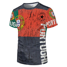 Load image into Gallery viewer, Fashion men's t-shirt ink painting style hand-painted printing casual casual men's street t-shirt men's O-neck shirt