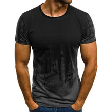 Load image into Gallery viewer, Fashion men's t-shirt ink painting style hand-painted printing casual casual men's street t-shirt men's O-neck shirt