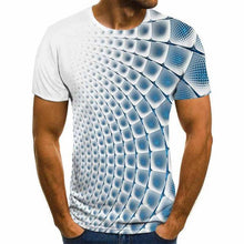 Load image into Gallery viewer, Three-dimensional vortex Men Tshirt 3D Printed Summer O-Neck Daily Casual Funny T shirt