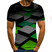 Load image into Gallery viewer, Three-dimensional vortex Men Tshirt 3D Printed Summer O-Neck Daily Casual Funny T shirt