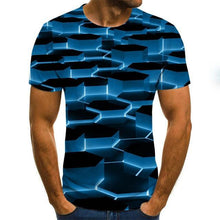 Load image into Gallery viewer, Three-dimensional vortex Men Tshirt 3D Printed Summer O-Neck Daily Casual Funny T shirt