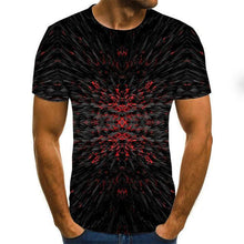 Load image into Gallery viewer, Three-dimensional vortex Men Tshirt 3D Printed Summer O-Neck Daily Casual Funny T shirt