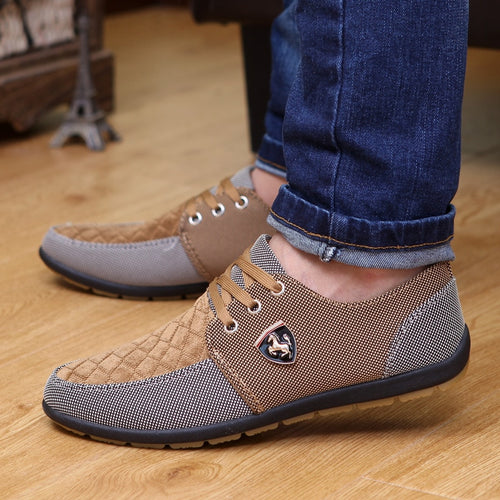 Men Shoes Fashion Canvas Shoes For Men Casual Shoes Summer Breathable Yellow Comfortbale Espadrilles Sneakers Men Flats Big Size