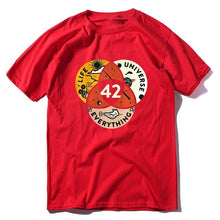 Load image into Gallery viewer, Unisex 100% Cotton 42 The Answer To Life The Universe And Everything Douglas Adams Black Men's T-shirt  Women Soft Tee Tshirt
