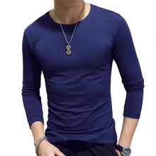 Load image into Gallery viewer, Men T Shirt Long leeve Cotton Spring Autumn Thermal Undershirt Armor Mens T Shirts Full Sleeve Round Neck Casual Men&#39;S Tees