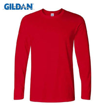 Load image into Gallery viewer, Gildan Brand Men&#39;s Long Sleeve T-shirts Spring Autumn Casual O Neck T Shirt 2020 New Fashion Fitness Tops&amp;Tees Homme Camisetas