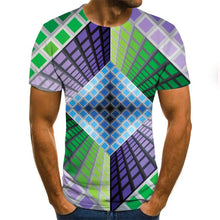 Load image into Gallery viewer, Three-dimensional vortex Men Tshirt 3D Printed Summer O-Neck Daily Casual Funny T shirt