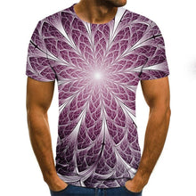 Load image into Gallery viewer, Three-dimensional vortex Men Tshirt 3D Printed Summer O-Neck Daily Casual Funny T shirt