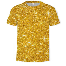 Load image into Gallery viewer, Christmas 3D printing fashion men&#39;s and women&#39;s short-sleeved T-shirt soft material outdoor casual loose men&#39;s T-shirt