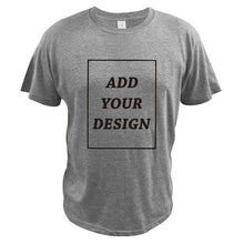 Load image into Gallery viewer, EU Size 100% Cotton Custom T Shirt Make Your Design Logo Text Men Women Print Original Design High Quality Gifts Tshirt