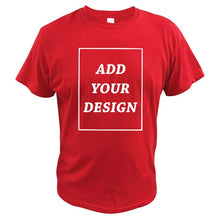 Load image into Gallery viewer, EU Size 100% Cotton Custom T Shirt Make Your Design Logo Text Men Women Print Original Design High Quality Gifts Tshirt