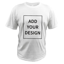 Load image into Gallery viewer, EU Size 100% Cotton Custom T Shirt Make Your Design Logo Text Men Women Print Original Design High Quality Gifts Tshirt