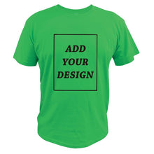 Load image into Gallery viewer, EU Size 100% Cotton Custom T Shirt Make Your Design Logo Text Men Women Print Original Design High Quality Gifts Tshirt