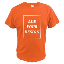 Load image into Gallery viewer, EU Size 100% Cotton Custom T Shirt Make Your Design Logo Text Men Women Print Original Design High Quality Gifts Tshirt
