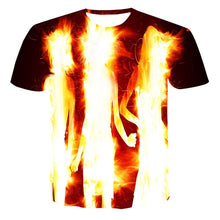 Load image into Gallery viewer, Fashion Summer T-Shirt Men 2021 3D Skull Printing Men's T-Shirt Breathable Streetwear Splicing Printing T Shirt Men XXS-6XL