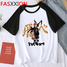 Load image into Gallery viewer, Oya Oya Oya Haikyuu T Shirt Men Kuroo Anime Shirt Fly High Graphic Tees Cool Karasuno Japanese Cartoon T-shirt Tops Unisex Male