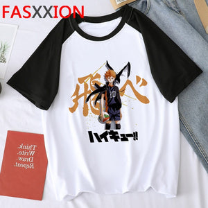 Oya Oya Oya Haikyuu T Shirt Men Kuroo Anime Shirt Fly High Graphic Tees Cool Karasuno Japanese Cartoon T-shirt Tops Unisex Male