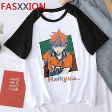 Load image into Gallery viewer, Oya Oya Oya Haikyuu T Shirt Men Kuroo Anime Shirt Fly High Graphic Tees Cool Karasuno Japanese Cartoon T-shirt Tops Unisex Male