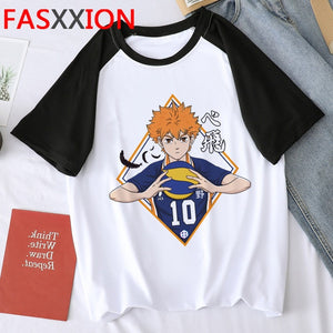 Oya Oya Oya Haikyuu T Shirt Men Kuroo Anime Shirt Fly High Graphic Tees Cool Karasuno Japanese Cartoon T-shirt Tops Unisex Male