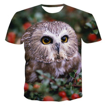 Load image into Gallery viewer, 2020 Summer NewFunny 3d T Shirt Summer Hipster Short Sleeve Tee Tops A Wolf in the snow T-Shirts Short sleeve tops