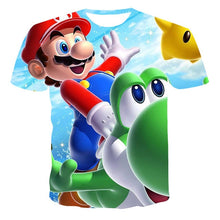 Load image into Gallery viewer, 2020 Summer NewFunny 3d T Shirt Summer Hipster Short Sleeve Tee Tops A Wolf in the snow T-Shirts Short sleeve tops