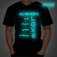 Load image into Gallery viewer, Funny Mathematics Pun Pattern Tshirt Short-sleeved Cotton T-Shirt Women Tee All You Need Is Love Equations Japanes Men Tee Shirt