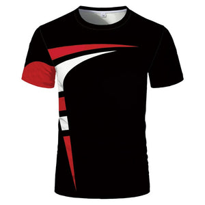 3D Digital Summer Hot Sale Fashion Short Sleeve Slim Comfortable Men's and Women's Sports T-shirt