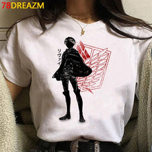 Load image into Gallery viewer, 2021 Hot Anime Final Season  Attack on Titan T Shirt Men Kawaii Summer Tops Titans Attack Graphic Tees Levi Harajuku Tshirt Male