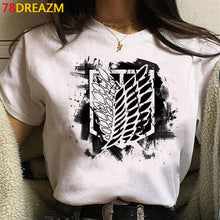 Load image into Gallery viewer, 2021 Hot Anime Final Season  Attack on Titan T Shirt Men Kawaii Summer Tops Titans Attack Graphic Tees Levi Harajuku Tshirt Male