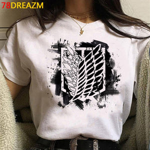 2021 Hot Anime Final Season  Attack on Titan T Shirt Men Kawaii Summer Tops Titans Attack Graphic Tees Levi Harajuku Tshirt Male