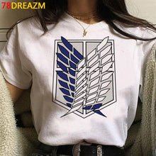 Load image into Gallery viewer, 2021 Hot Anime Final Season  Attack on Titan T Shirt Men Kawaii Summer Tops Titans Attack Graphic Tees Levi Harajuku Tshirt Male